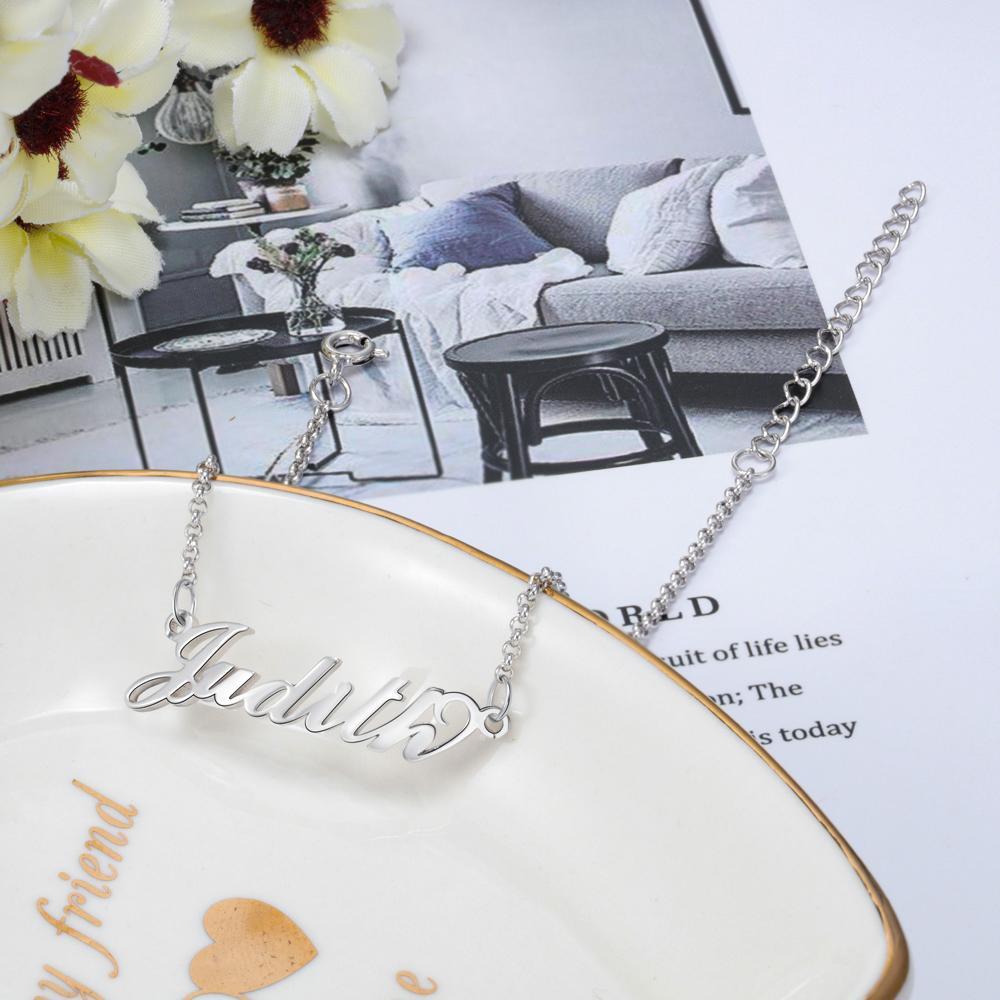 Personalised Bracelet Custom 1 Name Bracelet Gift For Women