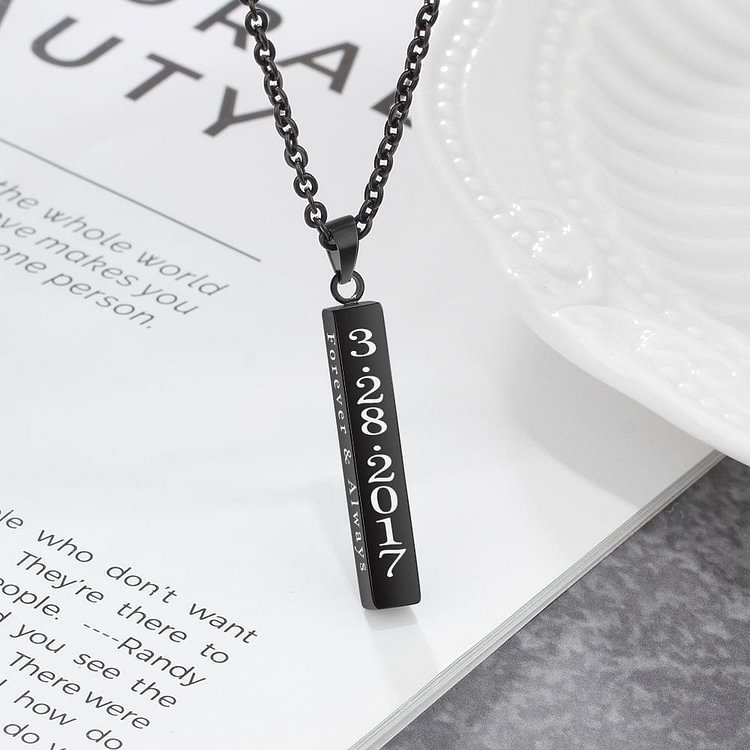 Personalized Men's Necklace For Dad