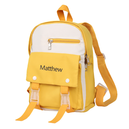Personalised Name Cute School Bag Custom Nylon Polyester Backpack Back To School Gift for Kids