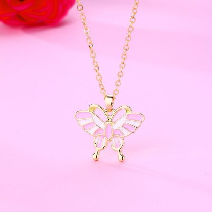 Beautiful Butterfly Necklace Back To School Gift For Daughter