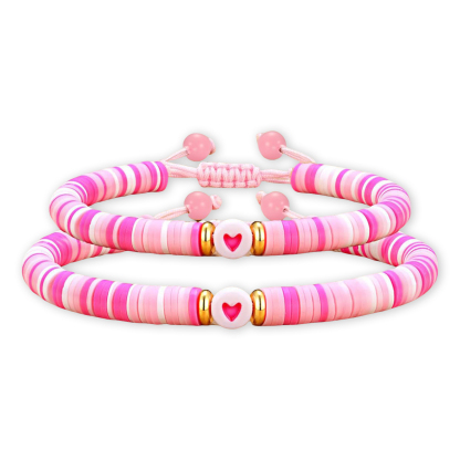 2 PCS Natural Stone Bracelets With Card Back To School Season Gift For Best Friend