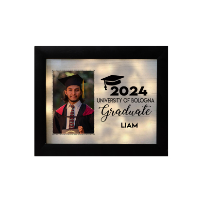 2024 Graduation Gift - Personalised Name and Photo Frame Night Light LED Night Light Gift for Her/Him