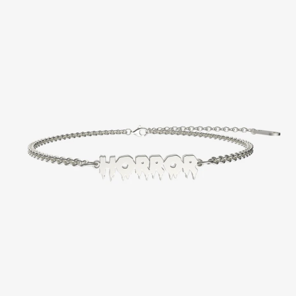 Jessemade Adjustable Personalised Name Anklet for Women