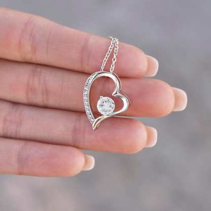 Heart Necklace with "To My Soulmate" Message - Valentine’s Day Gifts for Her | Jessemade