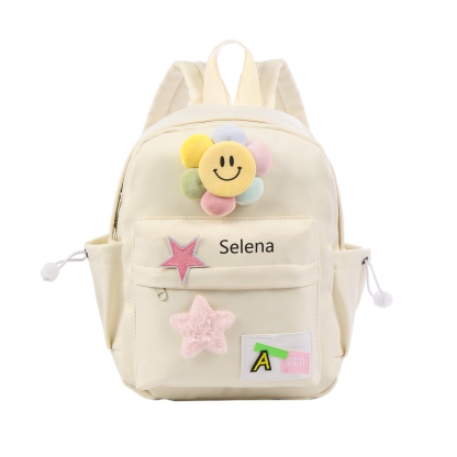Personalised Nylon Polyester Children's Custom Name Backpack Back to School Gift