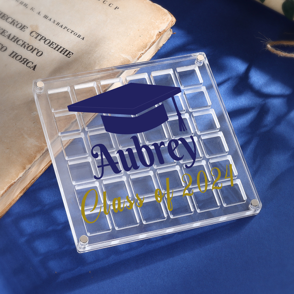 Personalised Acrylic Graduation Gift, Customized Name and Text Acrylic Ornament Gift For Her/Him