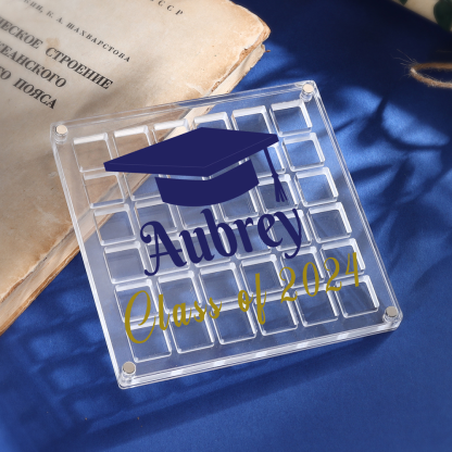Personalised Acrylic Graduation Gift, Customized Name and Text Acrylic Ornament Gift For Her/Him