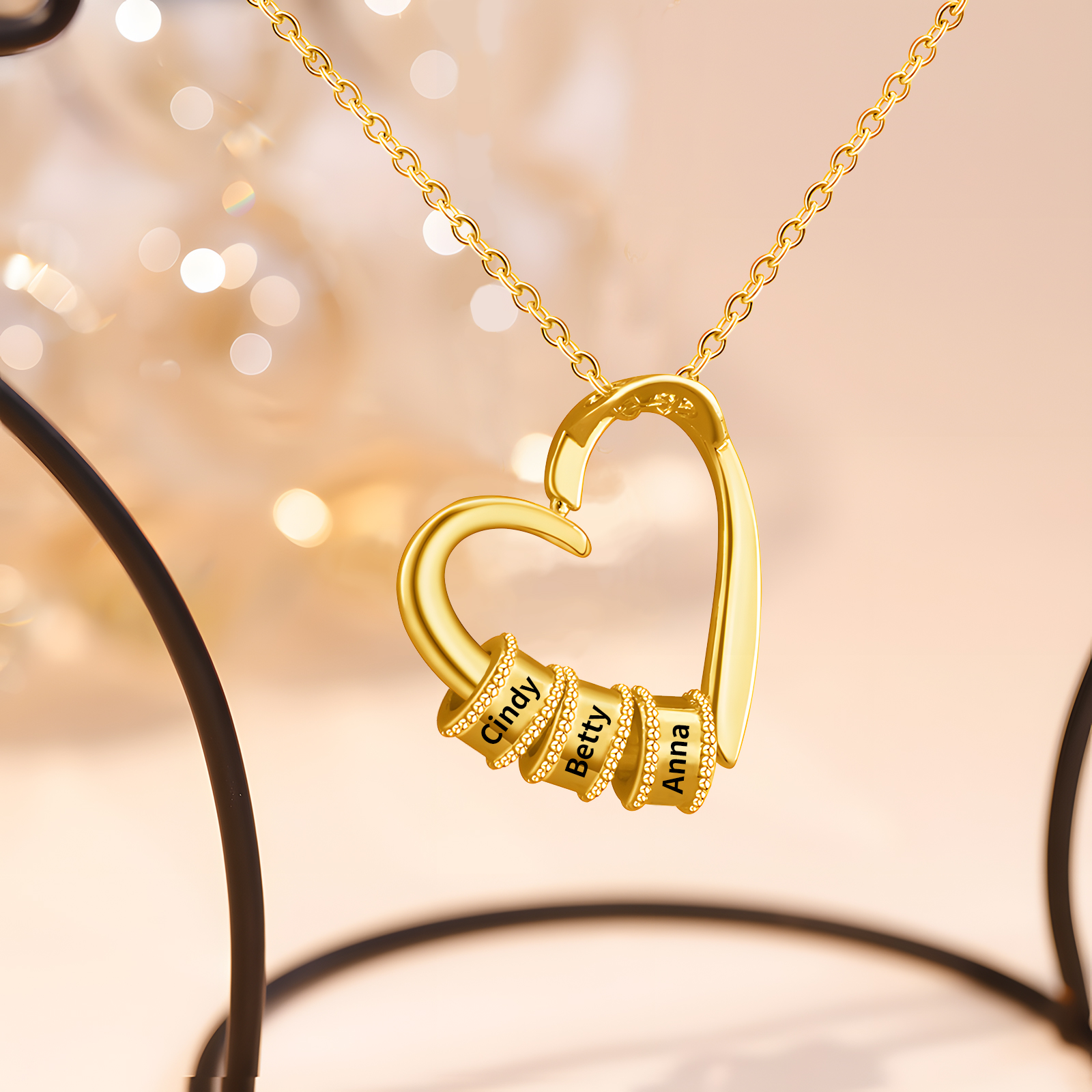 3 Names-Personalised Exquisite Necklace Supports Customized Name Necklace Gifts for Her