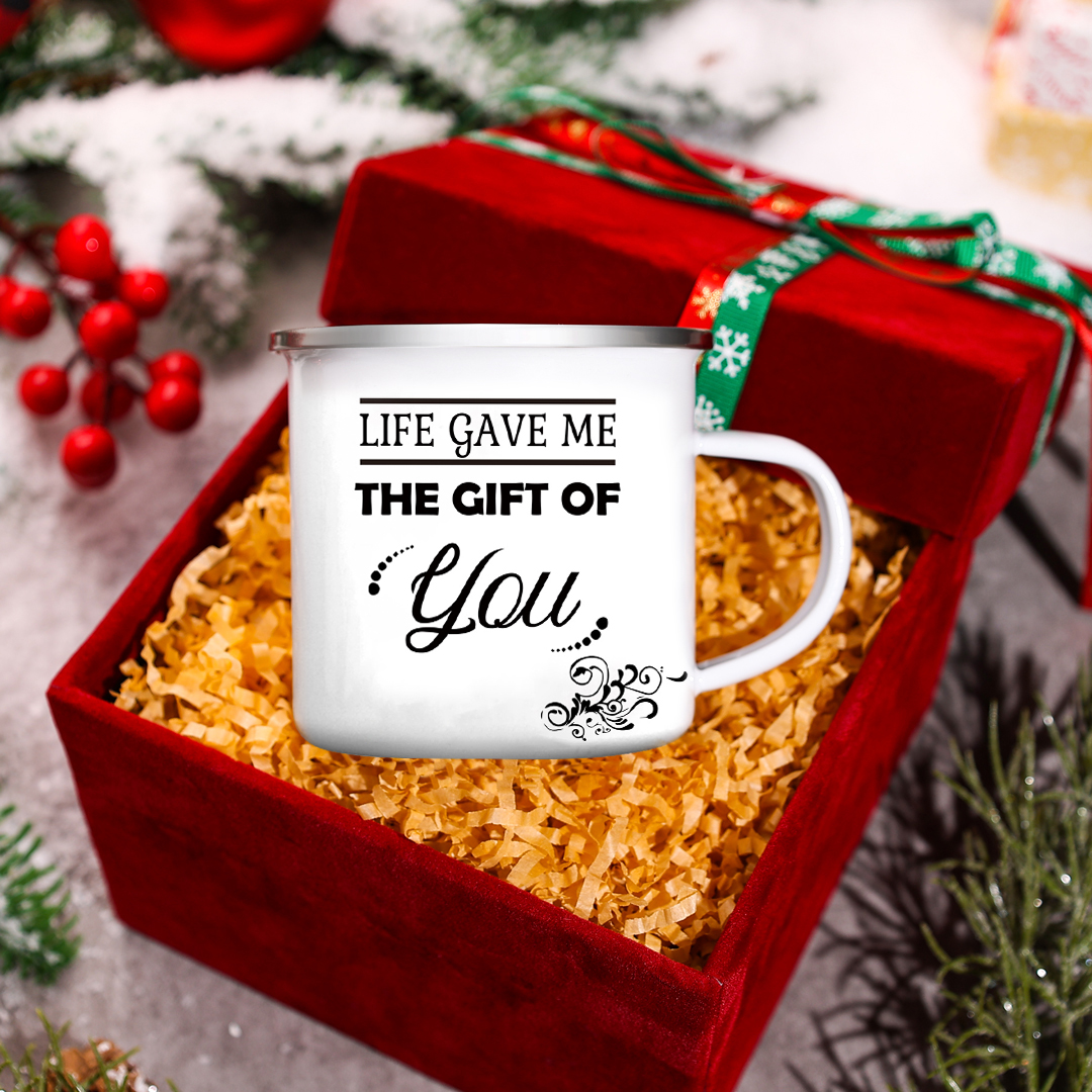 To My Bonus Daughter Mug Set With Gift Box Christmas Birthday Gift Ceramic Coffee Mug for Daughter