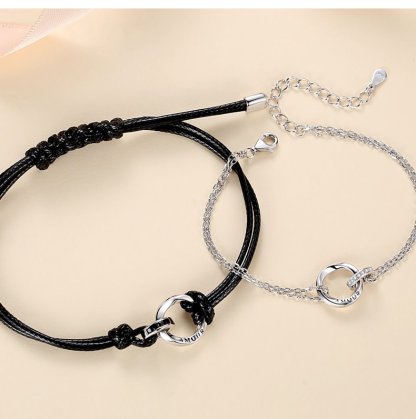 Personalised Couple Bracelets Custom Names Matching Bracelet Love Gifts