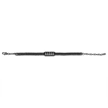 6 Names - Personalised Name Stainless Steel Men's Bracelet Great Gift for Him