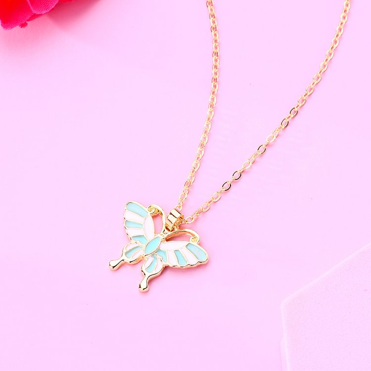 Beautiful Butterfly Necklace Back To School Gift For Daughter