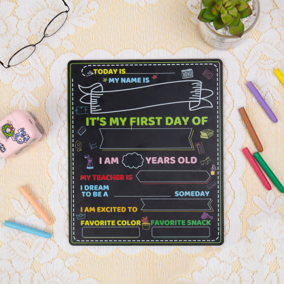 First Day of School Sign-Last Day of School Sign-Small Chalkboard for Kids