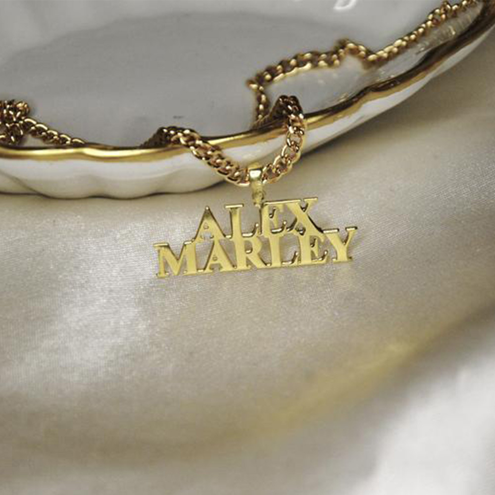 Personalised Necklace Custom 2 Names Necklace Gift For Women