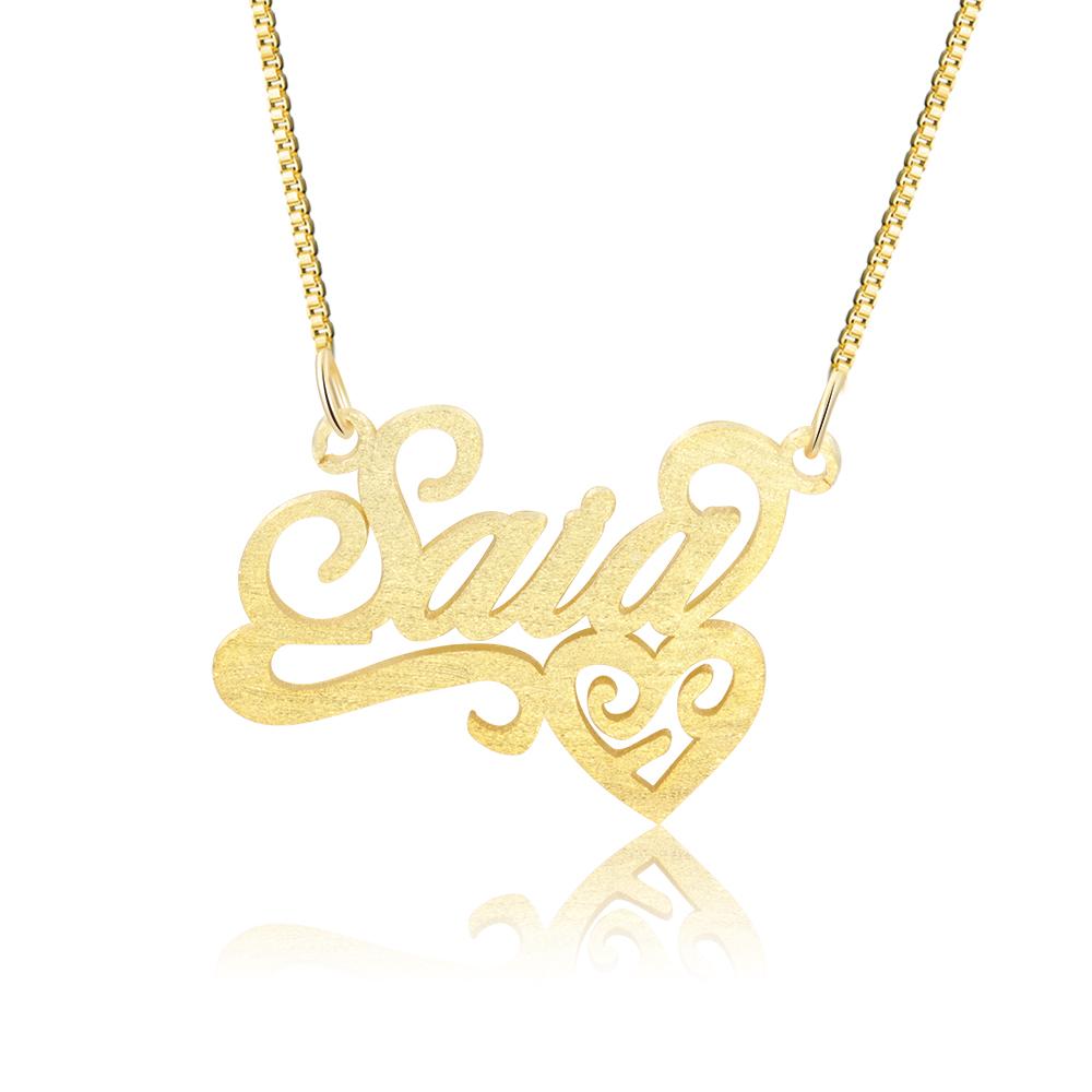 Personalised Necklace Custom 1 Name Necklace Gift For Women