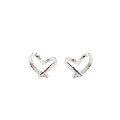 925 Silver Heart Earrings for Women