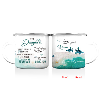 Personalised 2 Names Mug-Custom Set With Gift Box To My Daughter Christmas Birthday Gift Ceramic Coffee Mug for Family