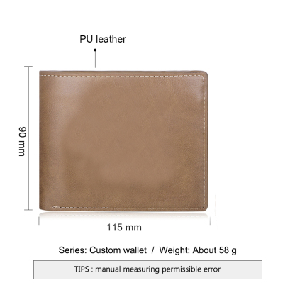 Personalised Leather Wallet for Dad – Custom Wallet with 2-8 Names | Jessemade