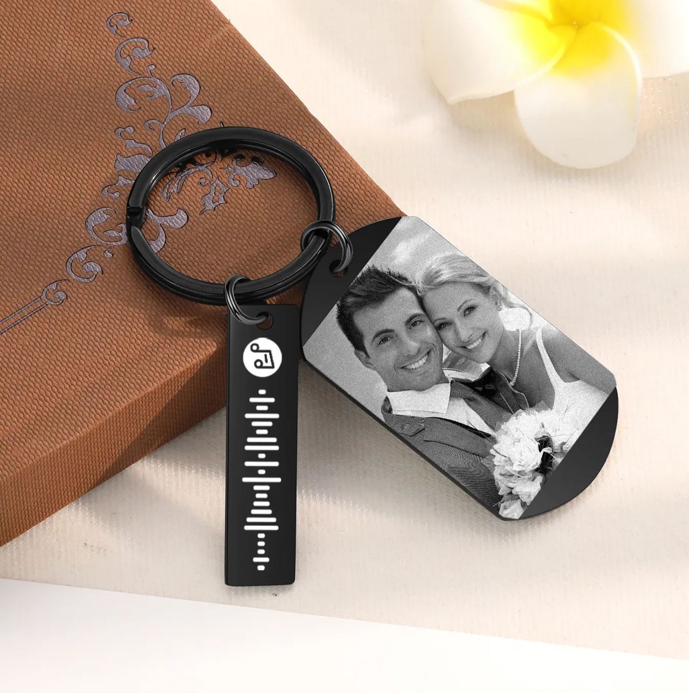 Personalised Promise Couple Keychain Set Engrave Name Heart Matching Couple Gifts