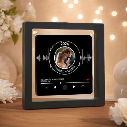 Personalised Music Fridge Magnet with 2 Names, 1 Photo & 1 Song – Valentine’s Day Gift for Him | Jessemade