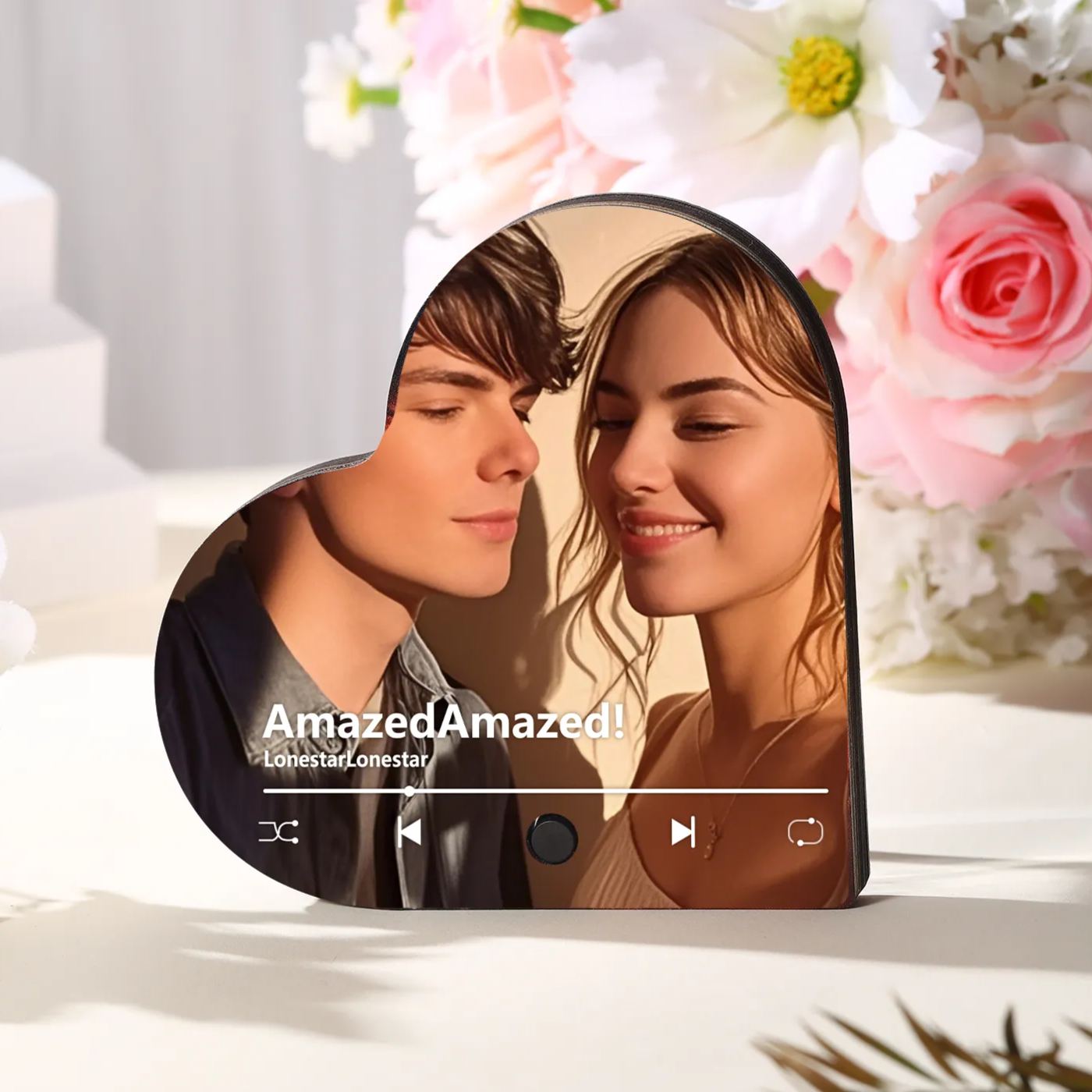 Personalised Music Album Fridge Magnet - Play Songs & Adjustable Volume | Jessemade