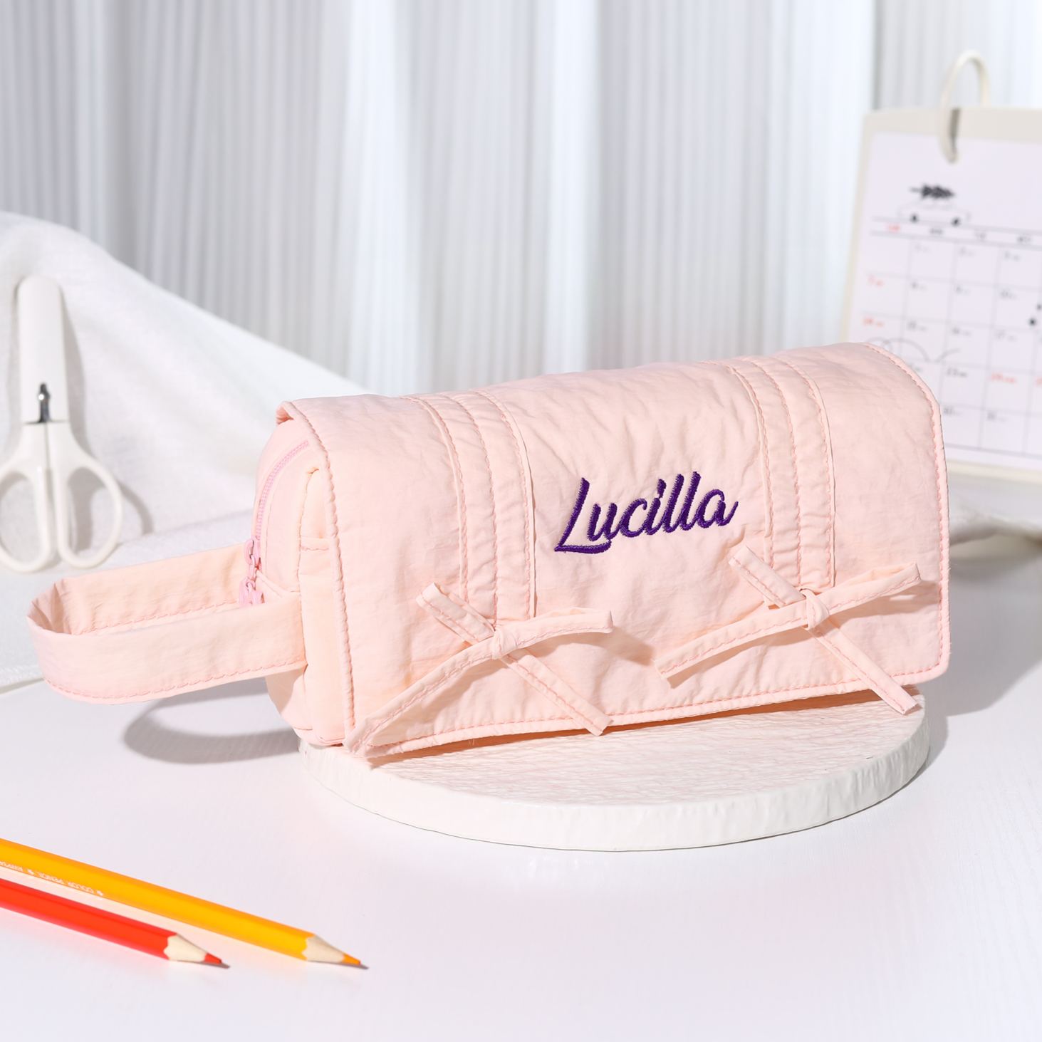 Personalised Cute Pencil Case with Custom Name & Pattern for Kids | Jessemade