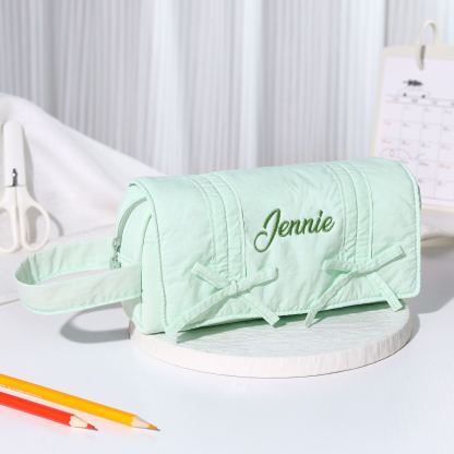 Personalised Cute Pencil Case with Custom Name & Pattern for Kids | Jessemade