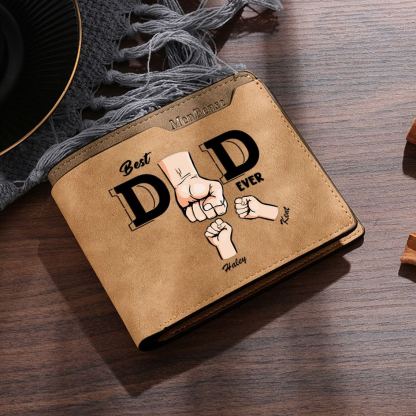 [Copy]Personalised First‑layer Leather Wallet for Men