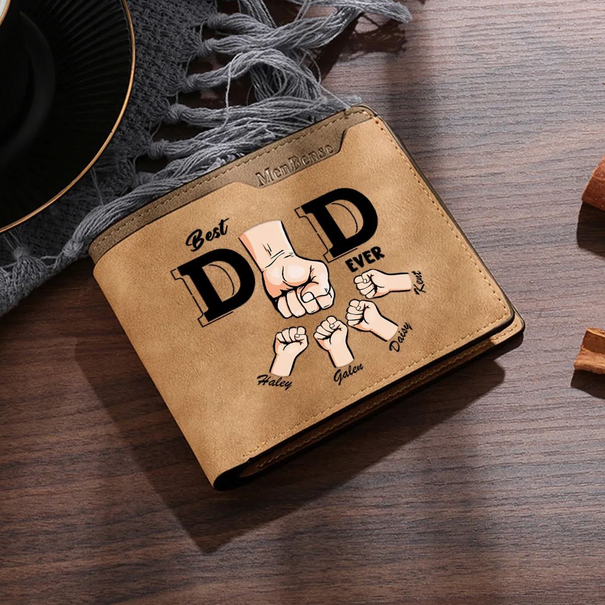 [Copy]Personalised First‑layer Leather Wallet for Men