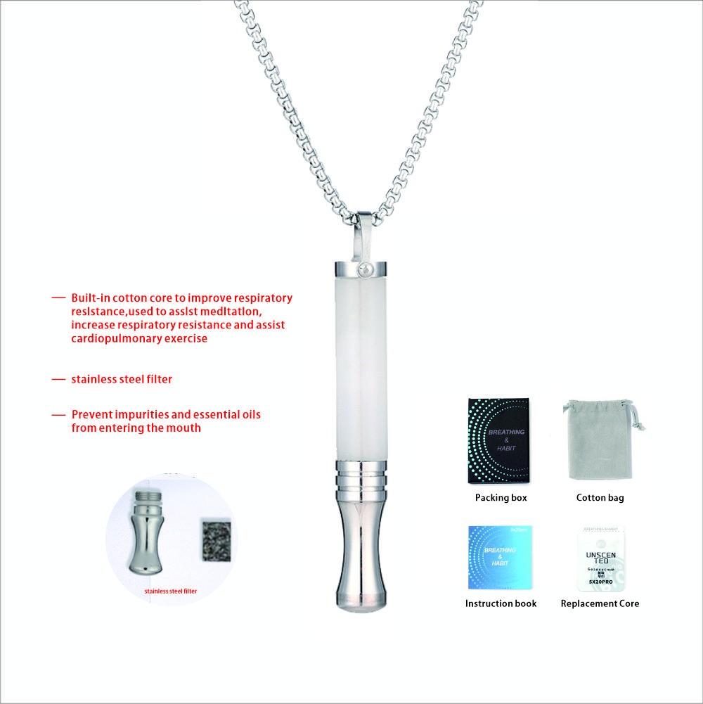 Breathing Necklace Stress Relief Meditation Necklace