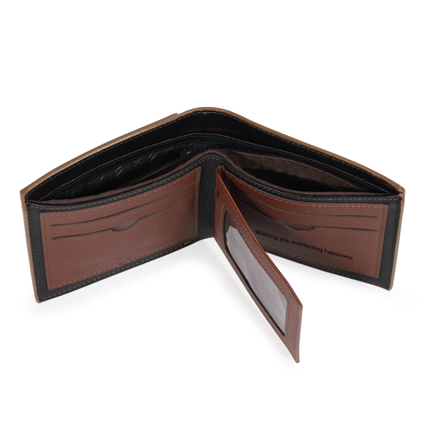 Personalised Men’s Wallet Made From Genuine Leather With an Engraved Photo and Name