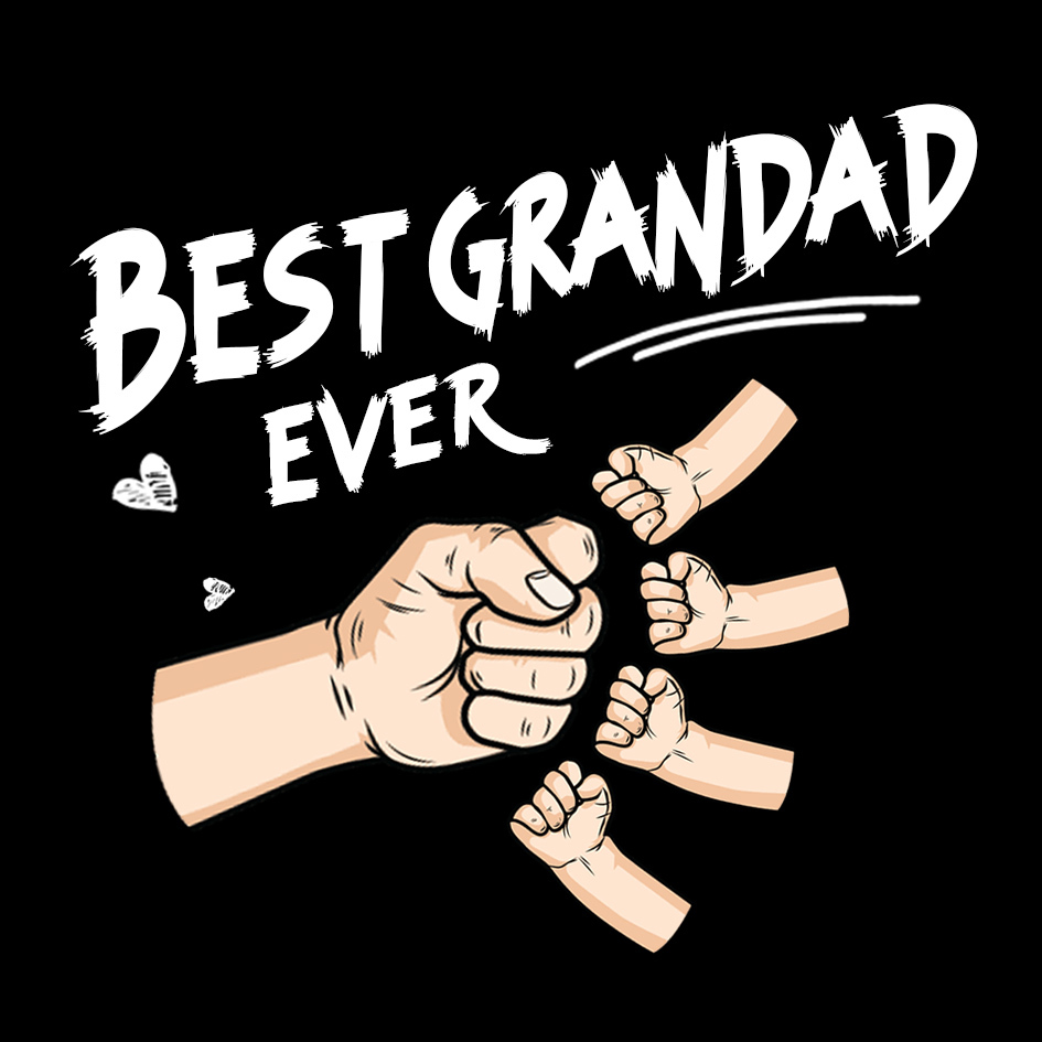 Best Grandad Ever Fist-Bump Gift Card (2–7 fists)