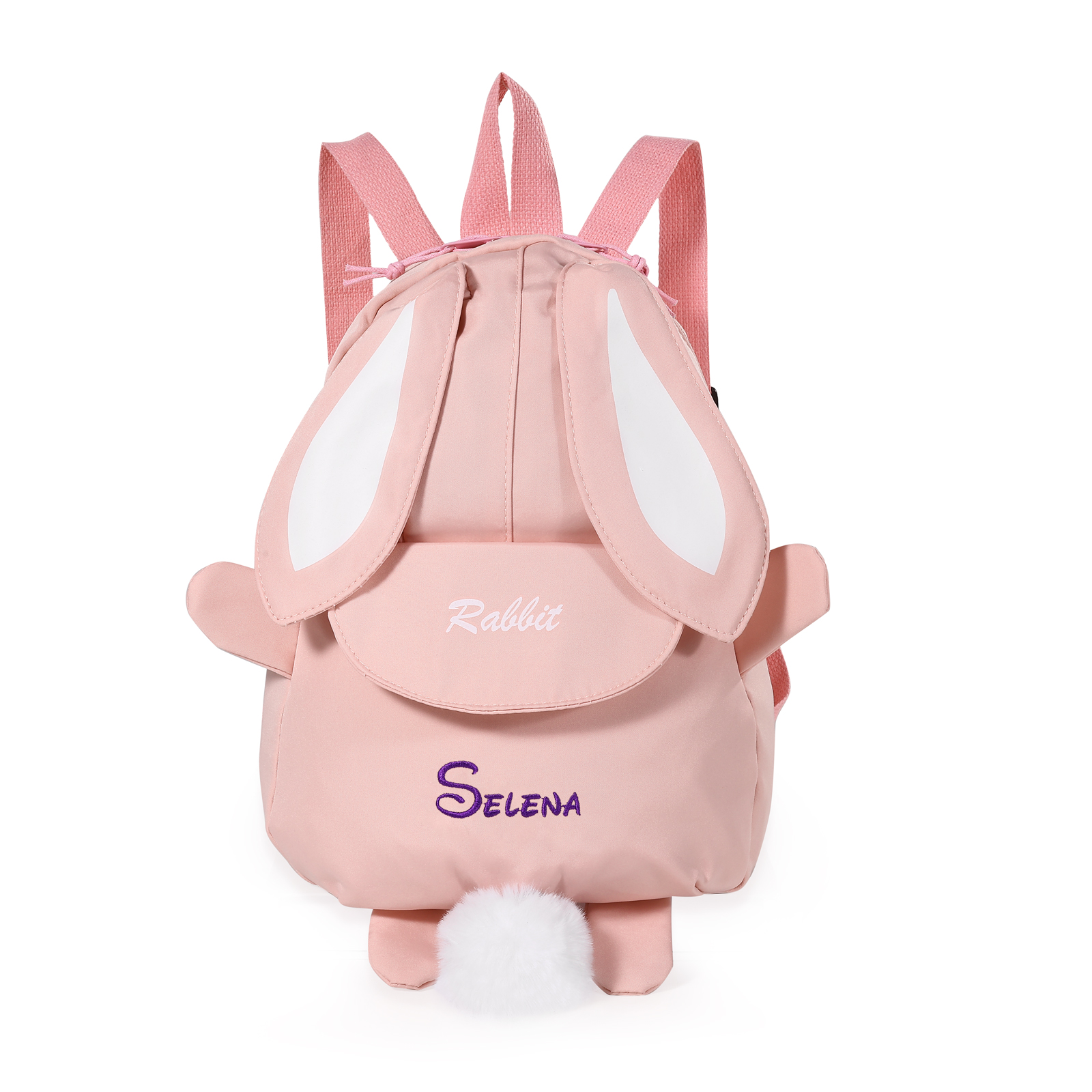 Personalised Name School Backpack Custom Cute Rabbit Bag Gift 5 Colours Back to School Gift | Jessemade