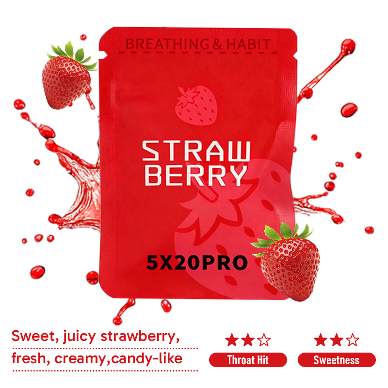 5*20 PRO Breathing Necklace Replacement Cotton Wicks – 18 Flavors, 3 Sticks per Pack