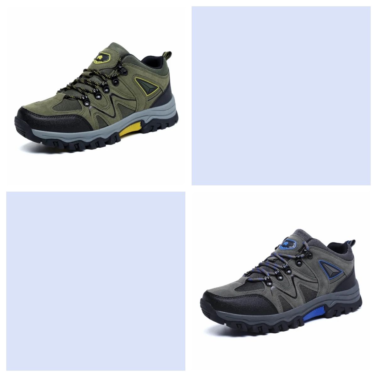 Men's Outdoor Lightweight Breathable Orthopedic Hiking Shoes Comfortable Trekking Work Shoes For All Season-POIULTD