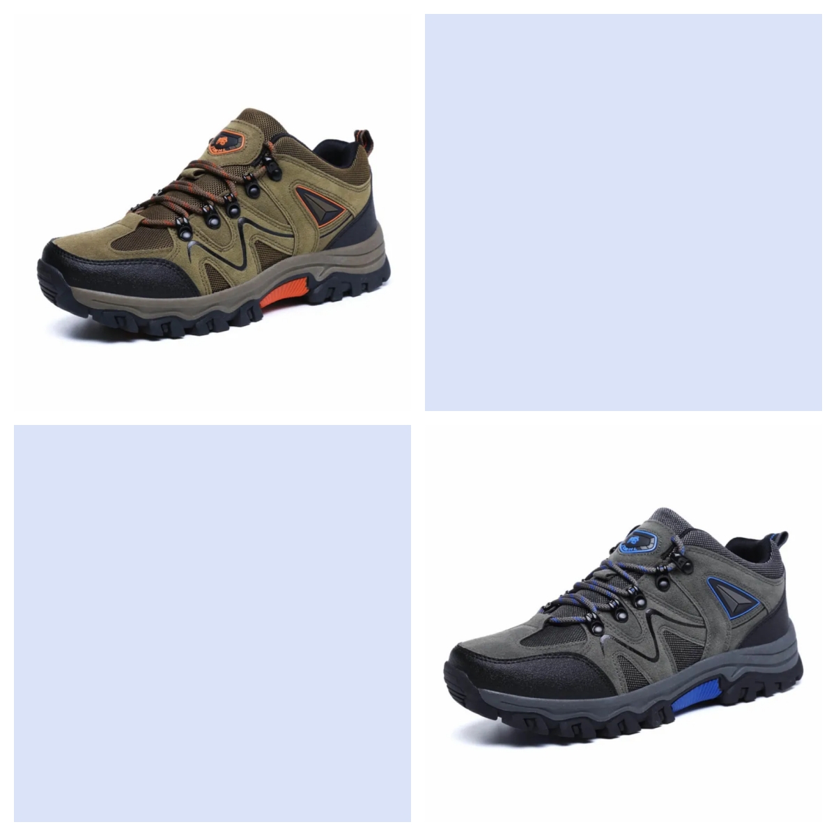 Men's Outdoor Lightweight Breathable Orthopedic Hiking Shoes Comfortable Trekking Work Shoes For All Season-POIULTD