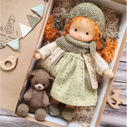 (New)Handmade Waldorf Doll🎁Gift For Children🎁