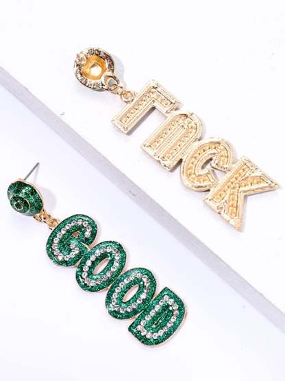 Women Fashionable And Versatile St. Patrick's Day Earrings-POIULTD