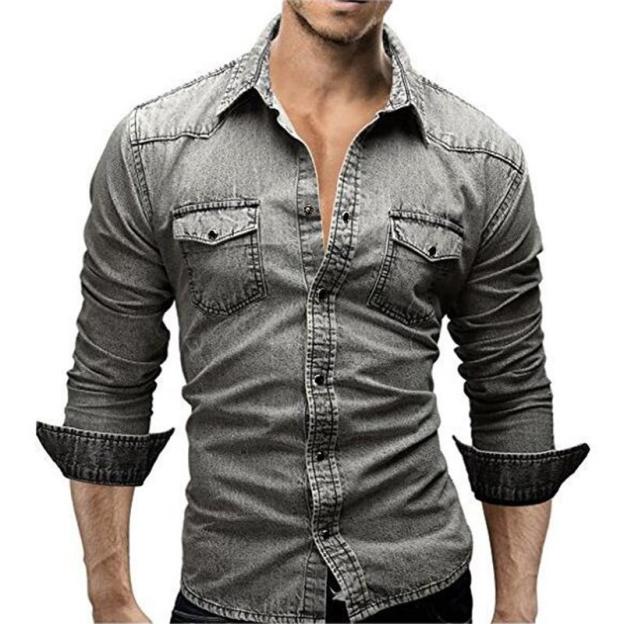 Miami Denim Shirt-POIULTD