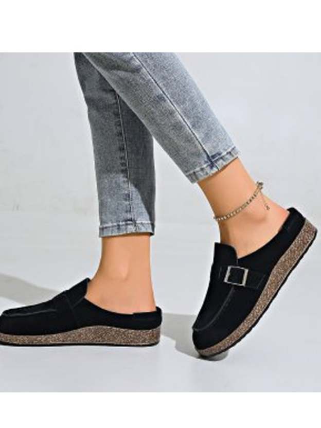 Summer Newly Flat Women's Shoes Casual Women's Single Shoes Without Heels Without Heels-POIULTD
