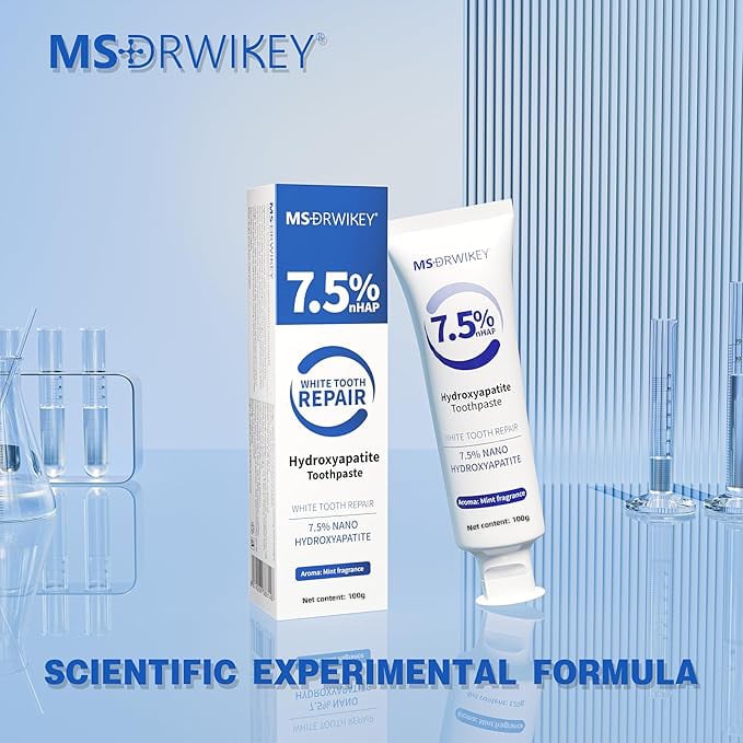 🔥Last Day Promotion 70% OFF🔥Nano Hydroxyapatite Fluoride-Free Enamel Repairing Breath Freshening Toothpaste-POIULTD