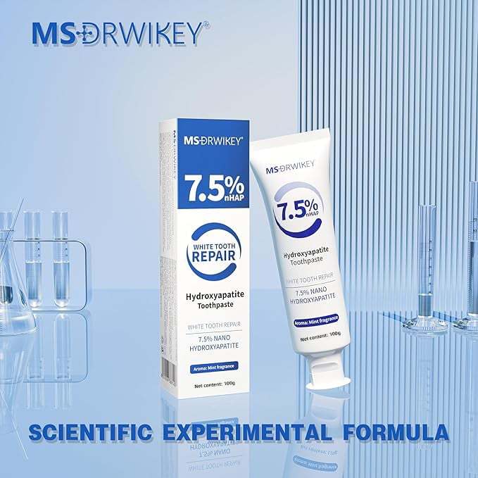🔥Last Day Promotion 70% OFF🔥Nano Hydroxyapatite Fluoride-Free Enamel Repairing Breath Freshening Toothpaste-POIULTD