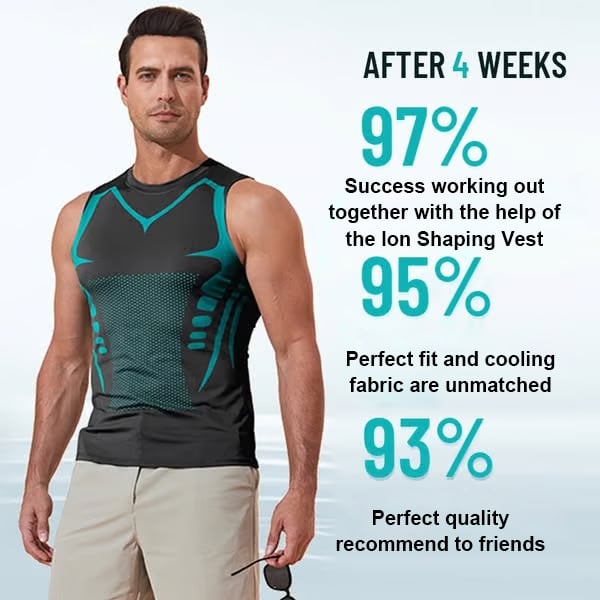 2025 New Version Ionic Shaping Sleeveless Shirt-POIULTD