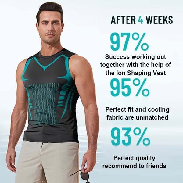 2025 New Version Ionic Shaping Sleeveless Shirt-POIULTD