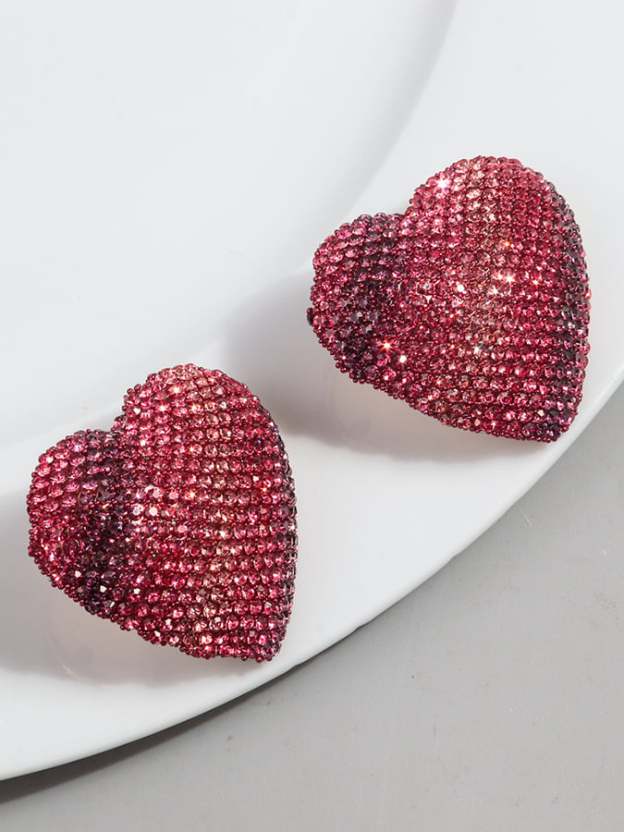 Women's Valentine's Day Heart Fashion Earrings-POIULTD
