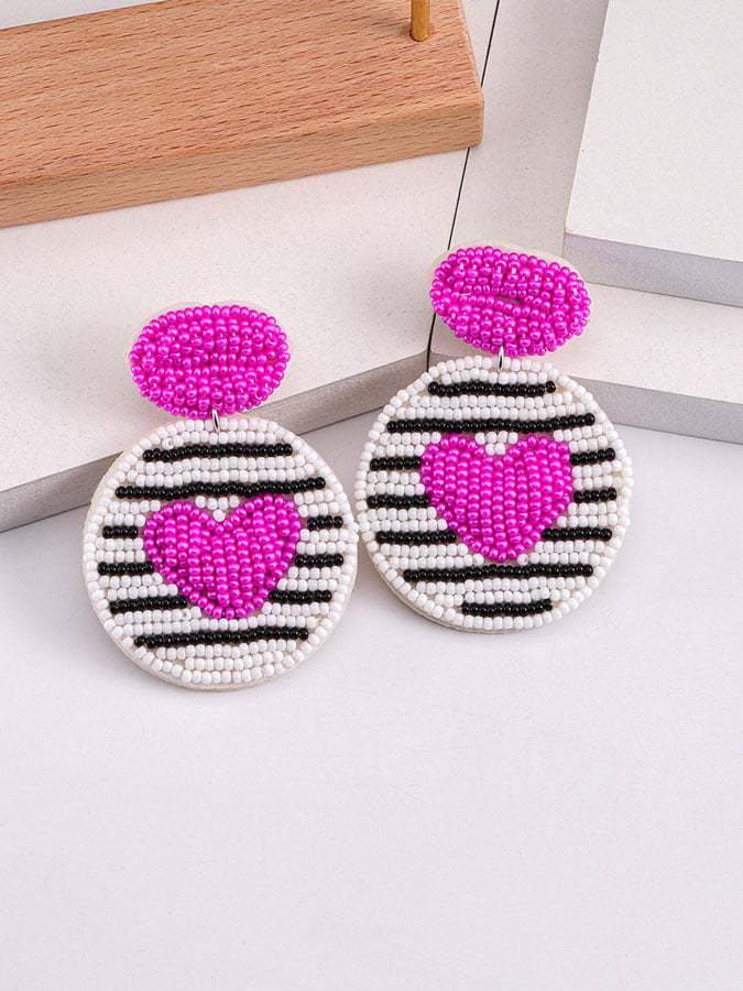 Women's Valentine's Day New Letter LOVE Acrylic Earrings-POIULTD