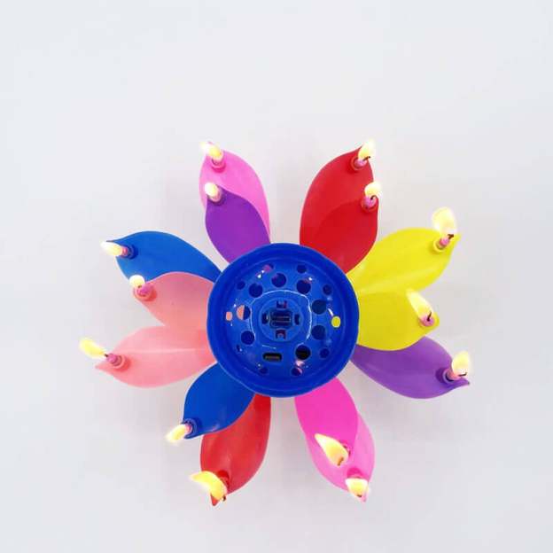 Magic Flower Birthday Candle