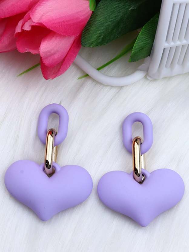 Women's Valentine's Day Heart Fashion Earrings-POIULTD