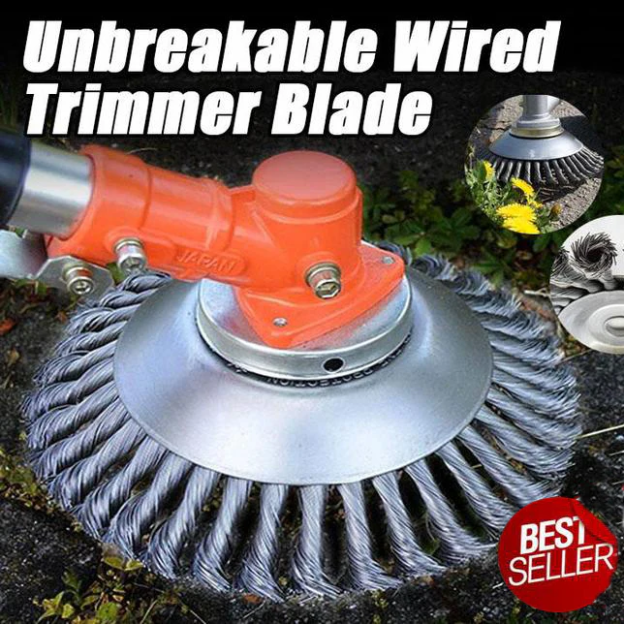 🎁 New Year Hot Sale - Unbreakable Wired Trimmer Blade ( Special Offer -30% Off + Buy 2 Free Shipping )-POIULTD