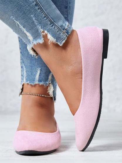 Women's suede non-slip pumps-POIULTD